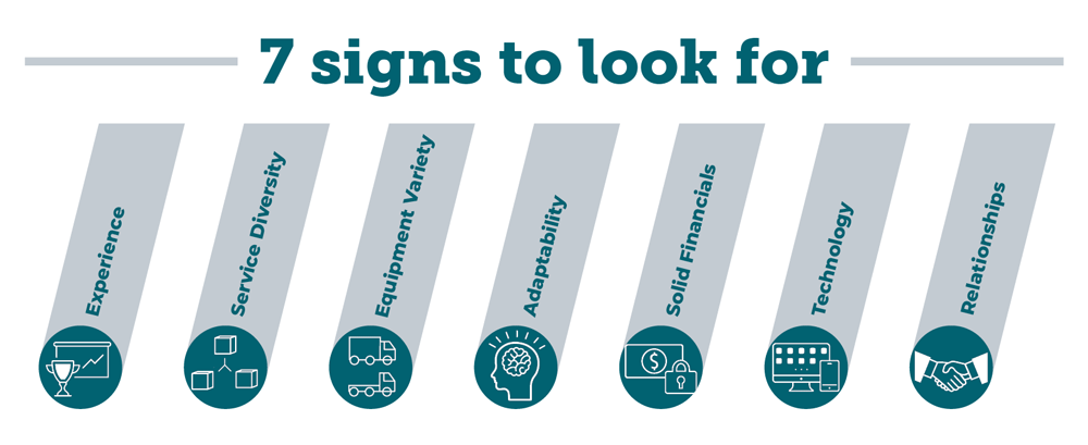 7 signs to look for in a stable carrier