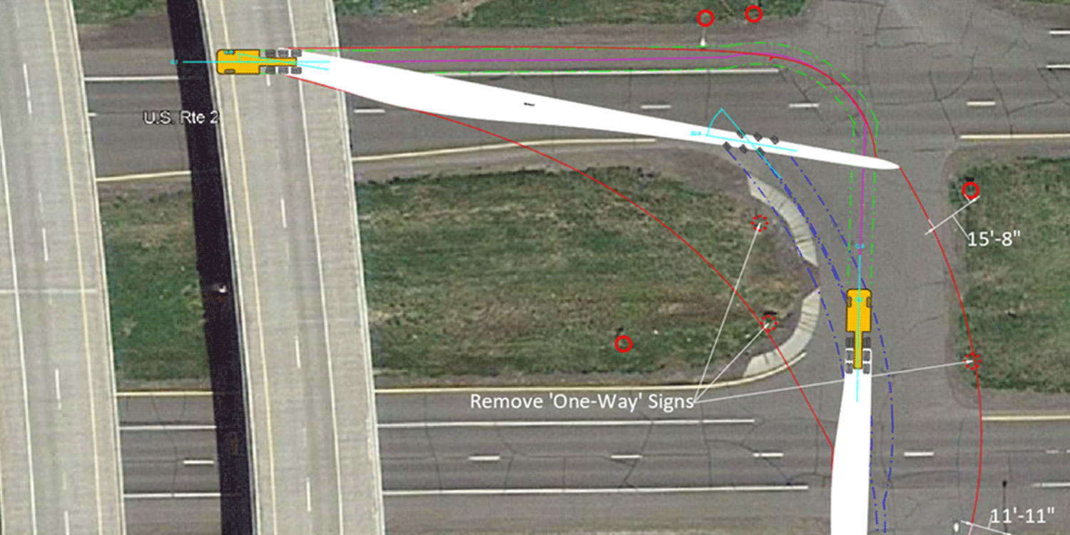 Computer-aided route survey image